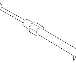 Release Cable Upper Clip - Mazda (GE4T-56-833)