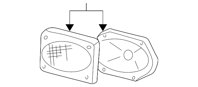 Rear Speaker - Mazda (ZZR1-66-980-07)