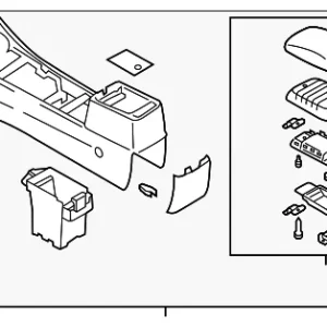 Console Assembly - Mazda (GK2C-64-420M-02)