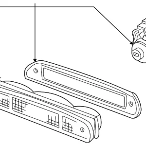 High Mount Lamp - Mazda (1F02-51-580)