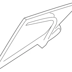 Glass Weather-Strip - Mazda (BCJH-72-651H)