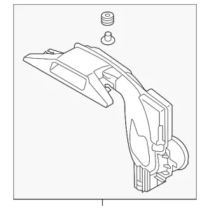 Inlet Duct - Mazda (PAJ8-13-200A)