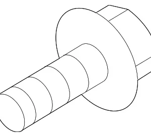 Control Valve Bolt - Mazda (9YA0-20-679)