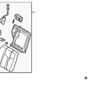 Seat Back Assembly - Mazda (BL8F-57-400C-05)