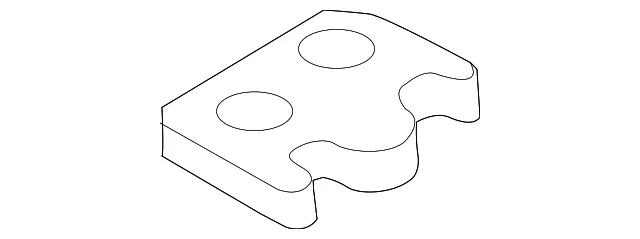 Dehydrator Lower Plate - Mazda (D09W-61-343)