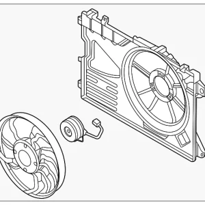 Fan & Motor - Mazda (PXNS-15-025)