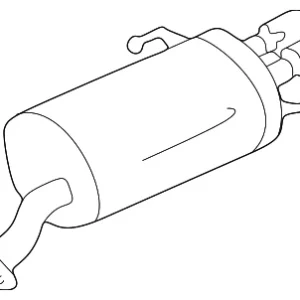 Muffler & Pipe - Mazda (KL14-40-100C)