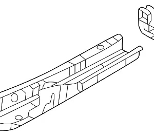 Rail End - Mazda (KMY6-53-820)