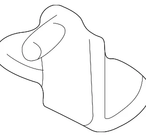 Condenser Bracket - Mazda (BJ0E-61-483)
