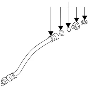 Outer Hose - Mazda (N3H6-14-840F)