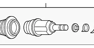 Inner Joint Assembly - Mazda (RDB1-22-520)