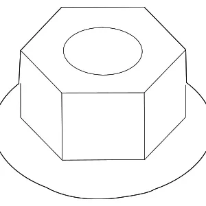Outer Tie Rod Nut - Mazda (9YB0-41-242)