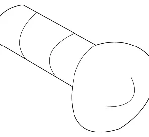Glass Assembly Screw - Mazda (EC03-69-9W6)