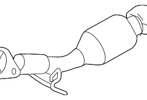 Catalytic Converter - Mazda (L3P1-20-55X)