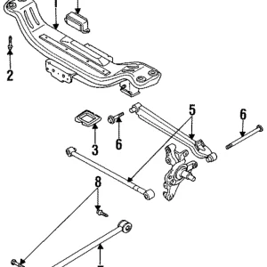 Trailing Link Mount Bolt - Mazda (B455-28-116)