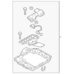 Upper Oil Pan - Mazda (N3R1-10-380B)