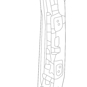 Rear Pillar Reinforced - Mazda (DNYE-70-1CX)