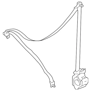 Lap & Shoulder Belt - Mazda (EF92-57-630-66)