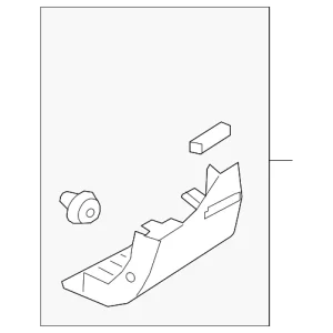 Lower Molding - Mazda (D10E-51-PJ0C)