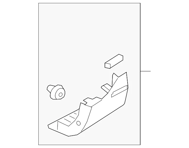 Lower Molding - Mazda (D10E-51-PJ0C)