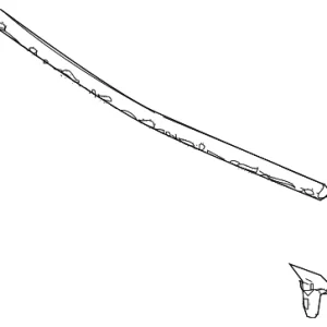 Rear Weather-Strip - Mazda (GP9A-56-760A)