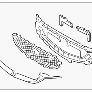 Grille Assembly - Mazda (K262-50-710A)