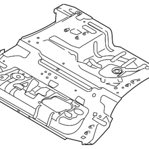 Rear Floor Pan - Mazda (DR61-53-711)