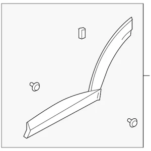 Body Side Molding - Mazda (DGH9-51-RC0)