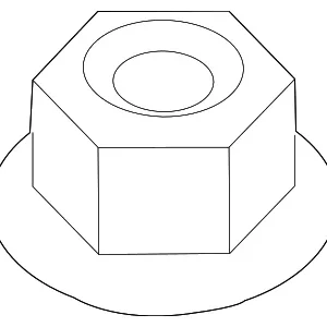 Mount Bracket Nut - Mazda (9YB0-41-040)