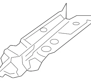 Cowl Top Panel Bracket - Mazda (KD53-53-5DX)
