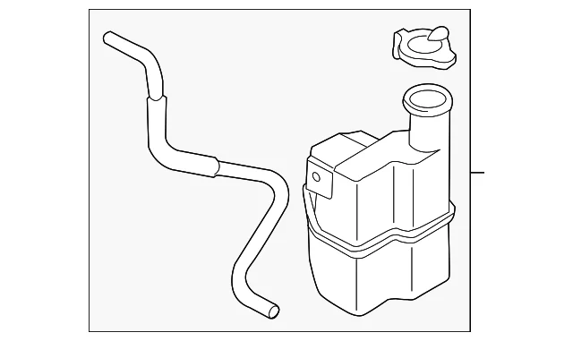 Expansion Tank - Mazda (ZJ38-15-350C)