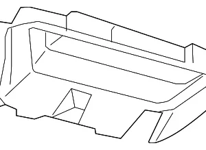 Rear Bracket - Mazda (BR5V-50-717A)