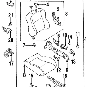 Seat Track - Mazda (BC1M-88-153E)