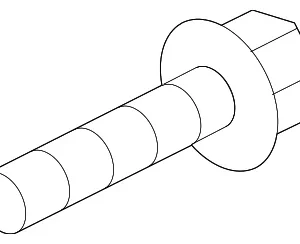 PCM Screw - Mazda (9YA7-50-602)