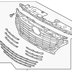 Grille Assembly - Mazda (D10L-50-710J)