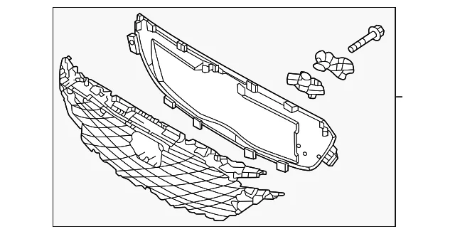 Grille Assembly - Mazda (KSD4-50-710A)