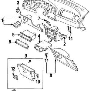 Lock - Mazda (BC5E-64-090E-90)