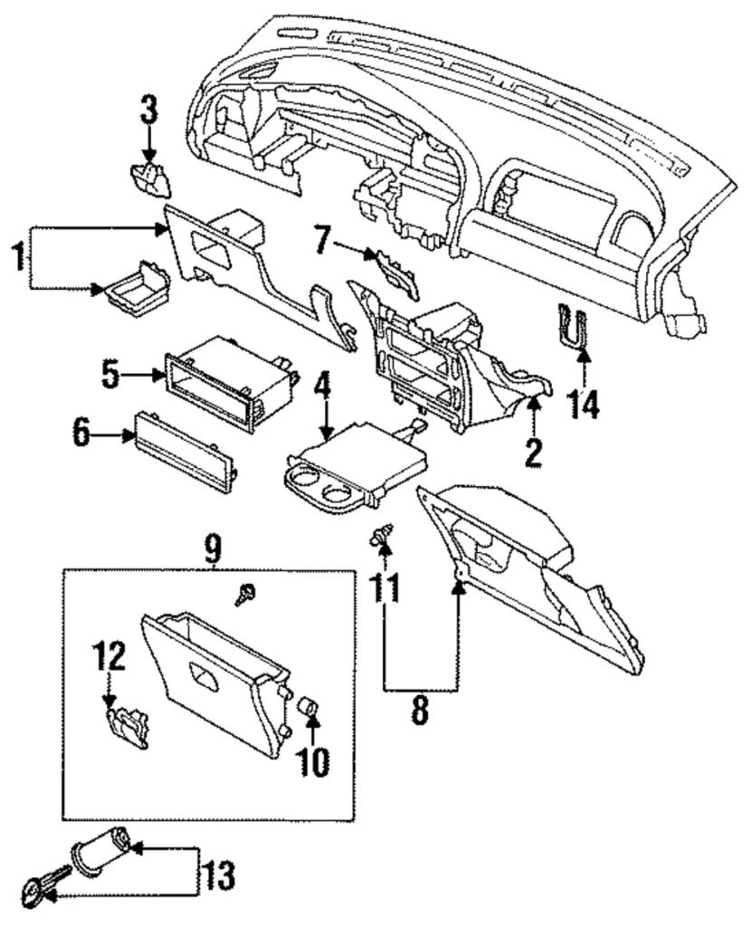 Lock - Mazda (BC5E-64-090E-90)