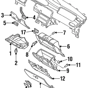 Hinge - Mazda (GA7B-64-071B)