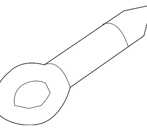 Tow Hook - Mazda (BN8P-50-EJ0B)