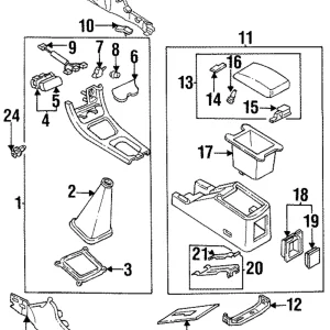 Shift Boot - Mazda (GA2A-64-331B)
