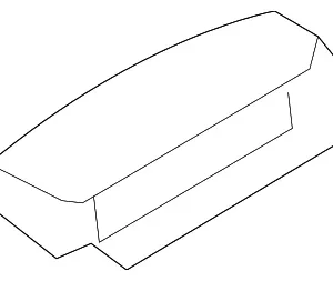 Trunk Side Trim Retainer Clip - Mazda (C235-68-AD2A-02)