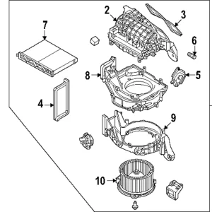 Cabin Air Filter - Mazda (KR9P-61-J6X)