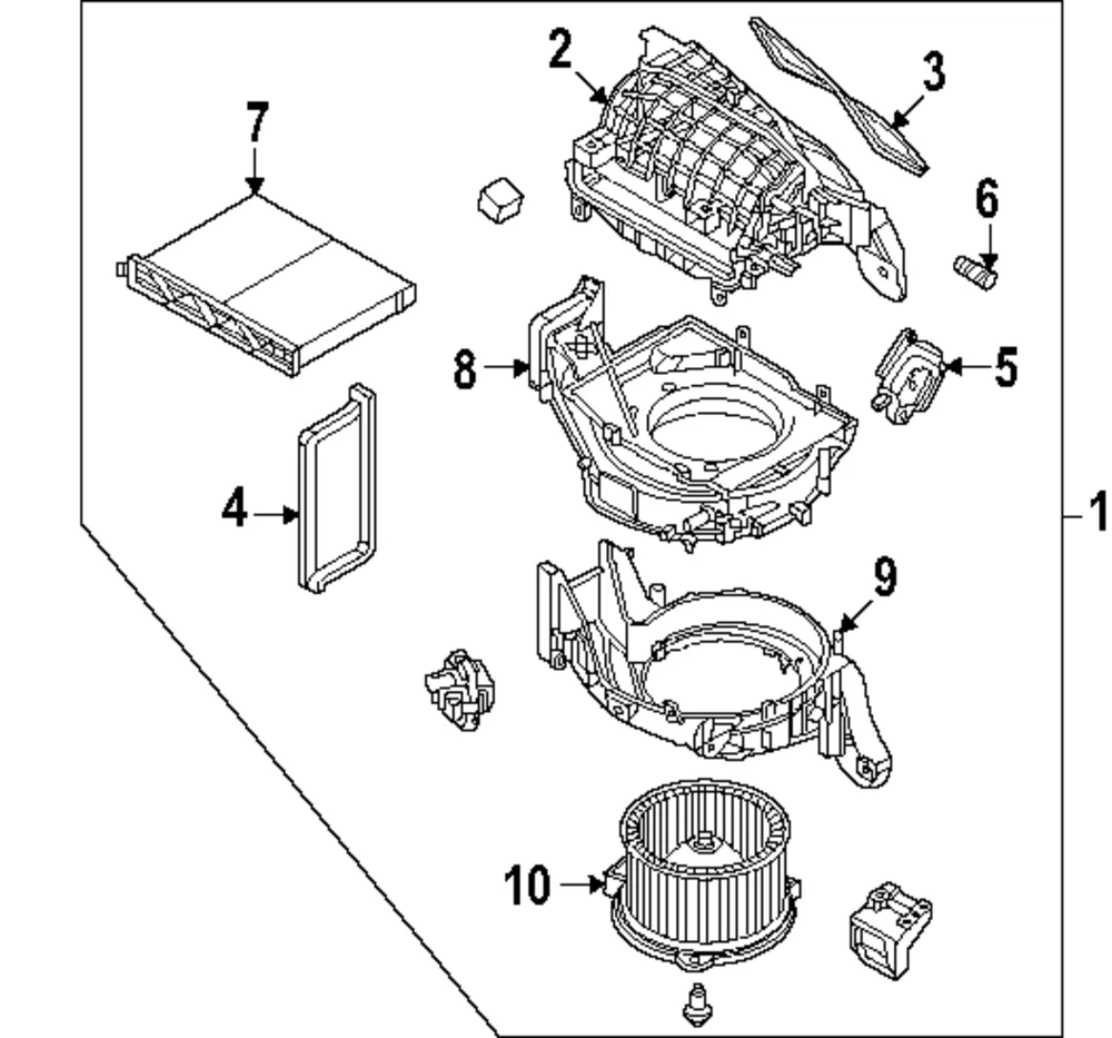Cabin Air Filter - Mazda (KR9P-61-J6X)