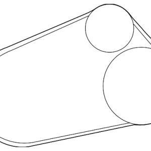 Serpentine Belt - Mazda (T301-15-909)