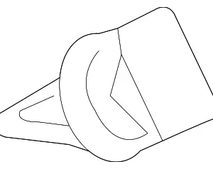 Applique Fastener - Mazda (E120-51-W24)