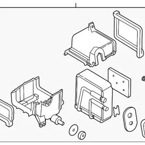 Evaporator Assembly - Mazda (GD7A-61-520D)