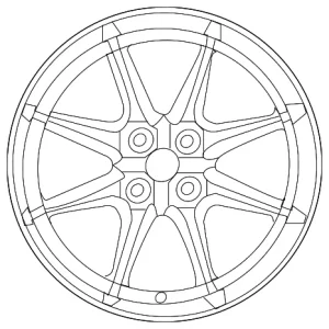 Wheel, Alloy - Mazda (9965-H3-7070)