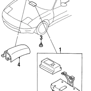 Passenger Inflator Module - Mazda (NB29-57-K7X-00)