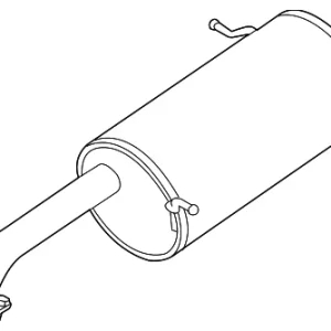 Muffler - Mazda (ZJ23-40-100)